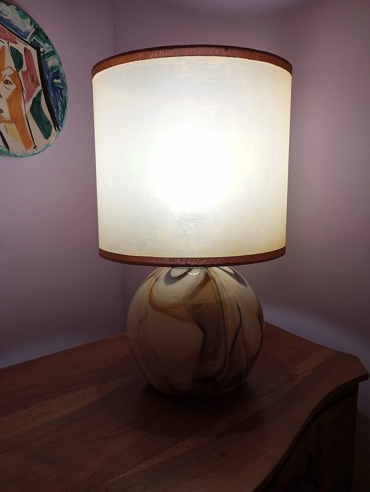 Murano glass table lamp, 1970s 2