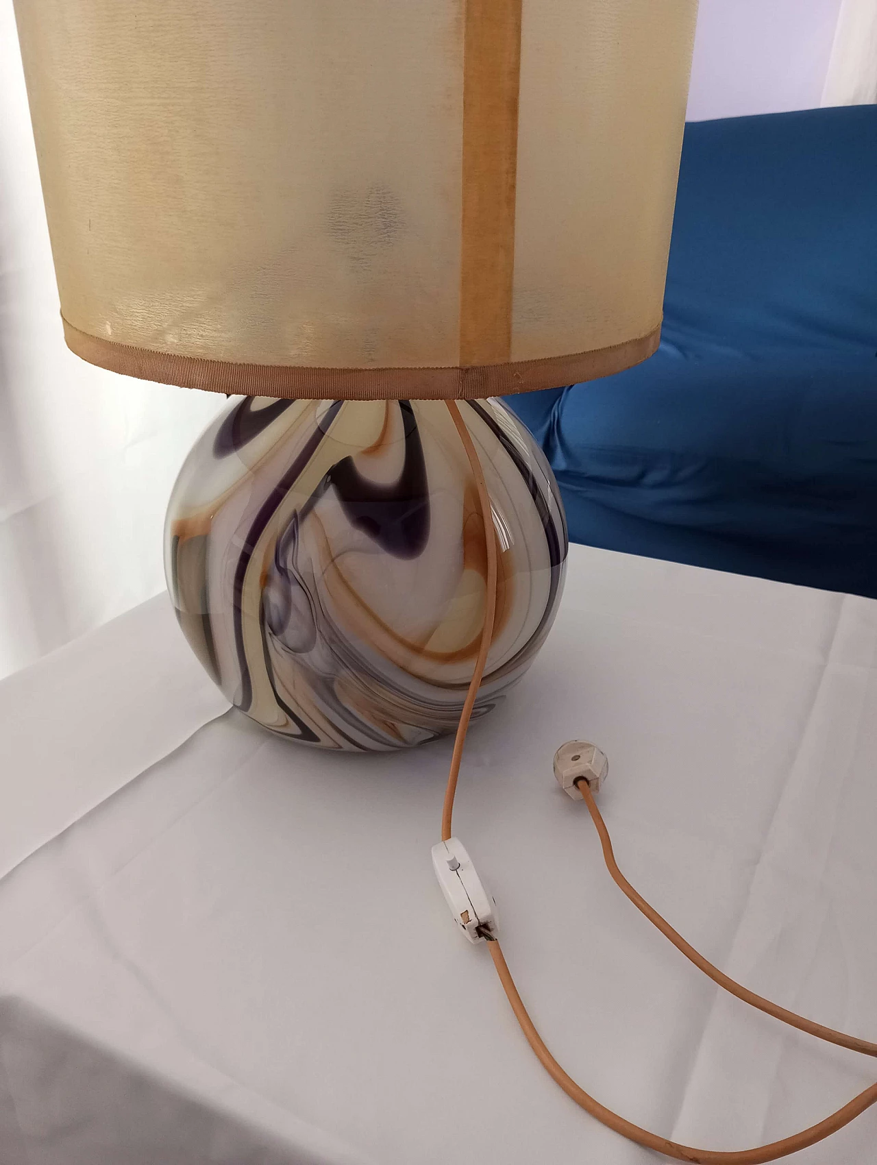 Murano glass table lamp, 1970s 9