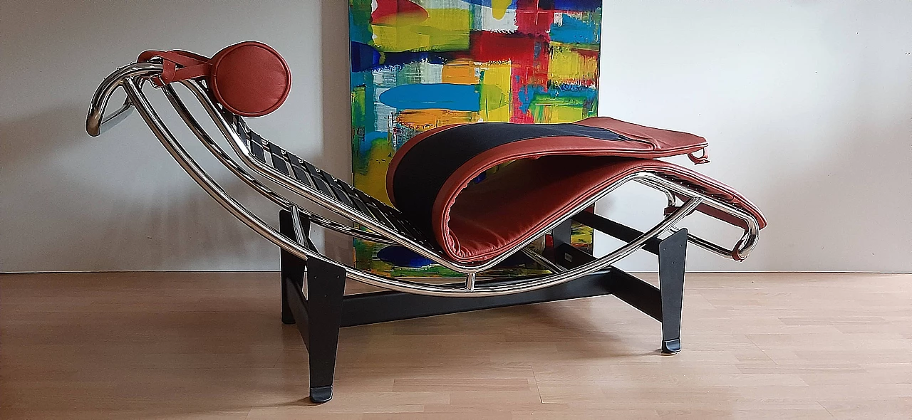 LC4 1401 chaise longue by Le Corbusier, Perriand and Jeanneret for MDF Italia, 1990s 49