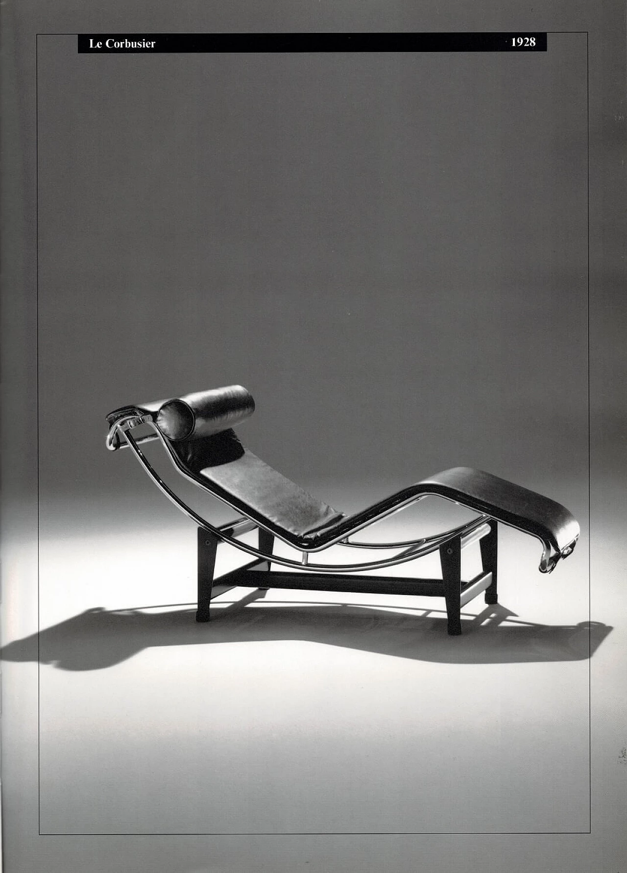 LC4 1401 chaise longue by Le Corbusier, Perriand and Jeanneret for MDF Italia, 1990s 80