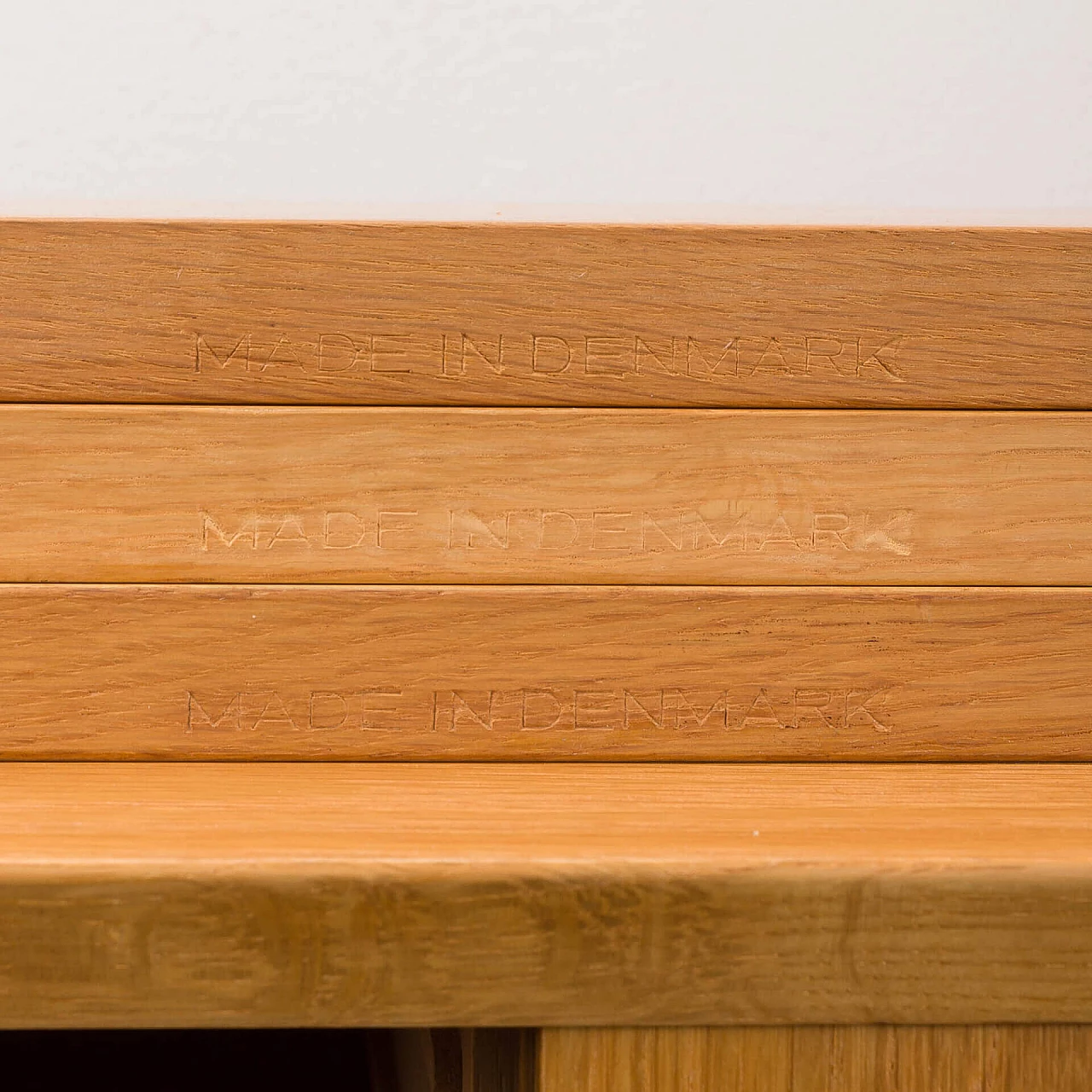 One-bay oak bookcase with sliding door cabinet by Poul Cadovius, 1960s 18