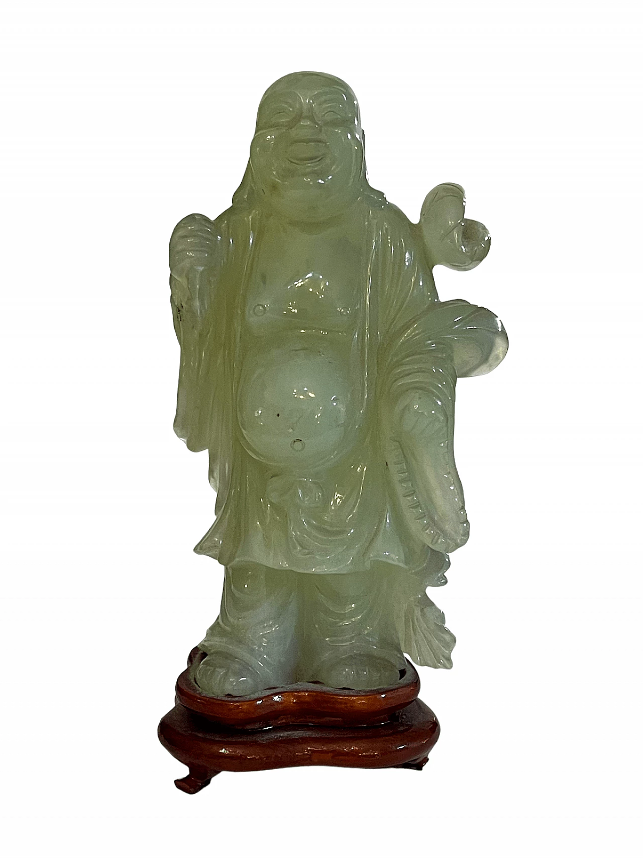 Statua in giada raffigurante Buddha 7