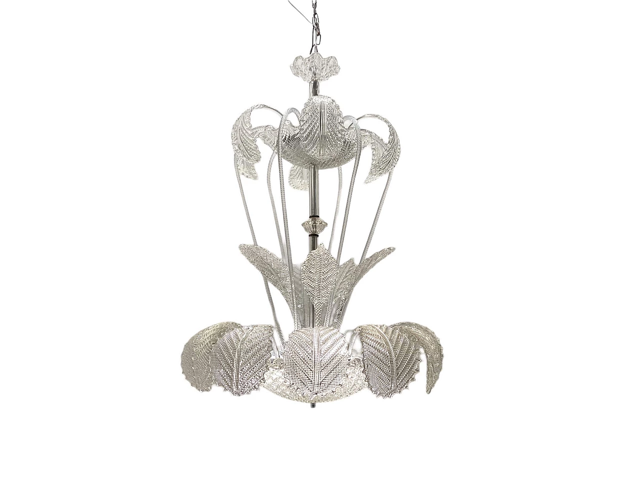 Murano glass chandelier by Ercole Barovier, 1940s 2