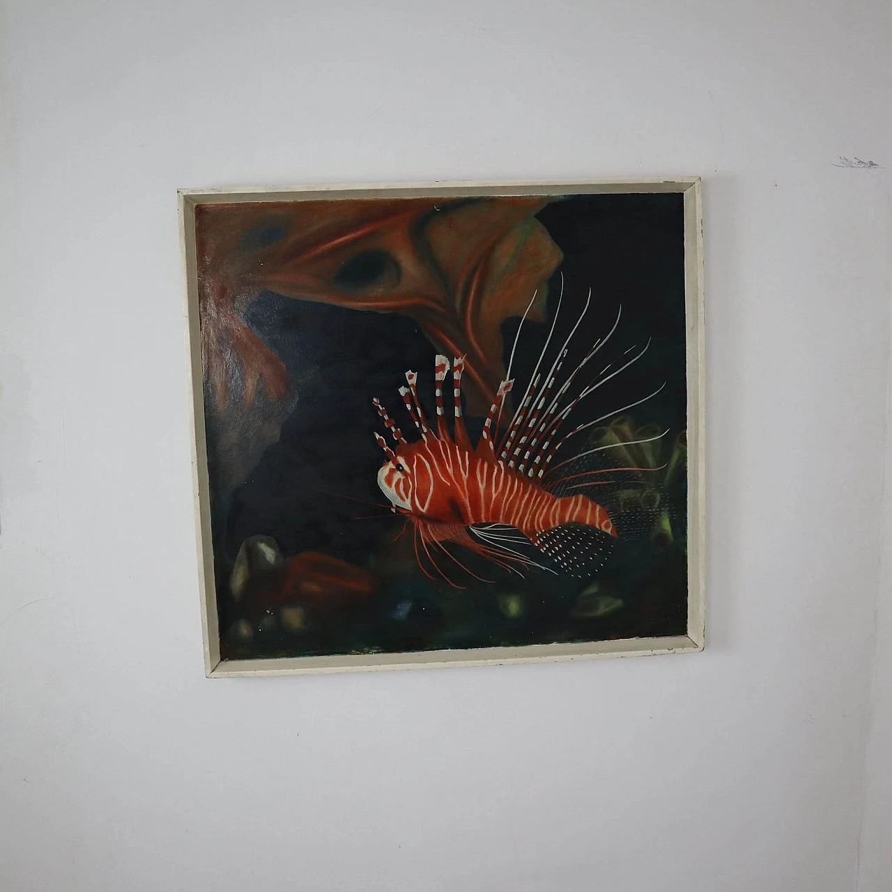 Saro P., Lion fish, oil on masonite, 1976 2