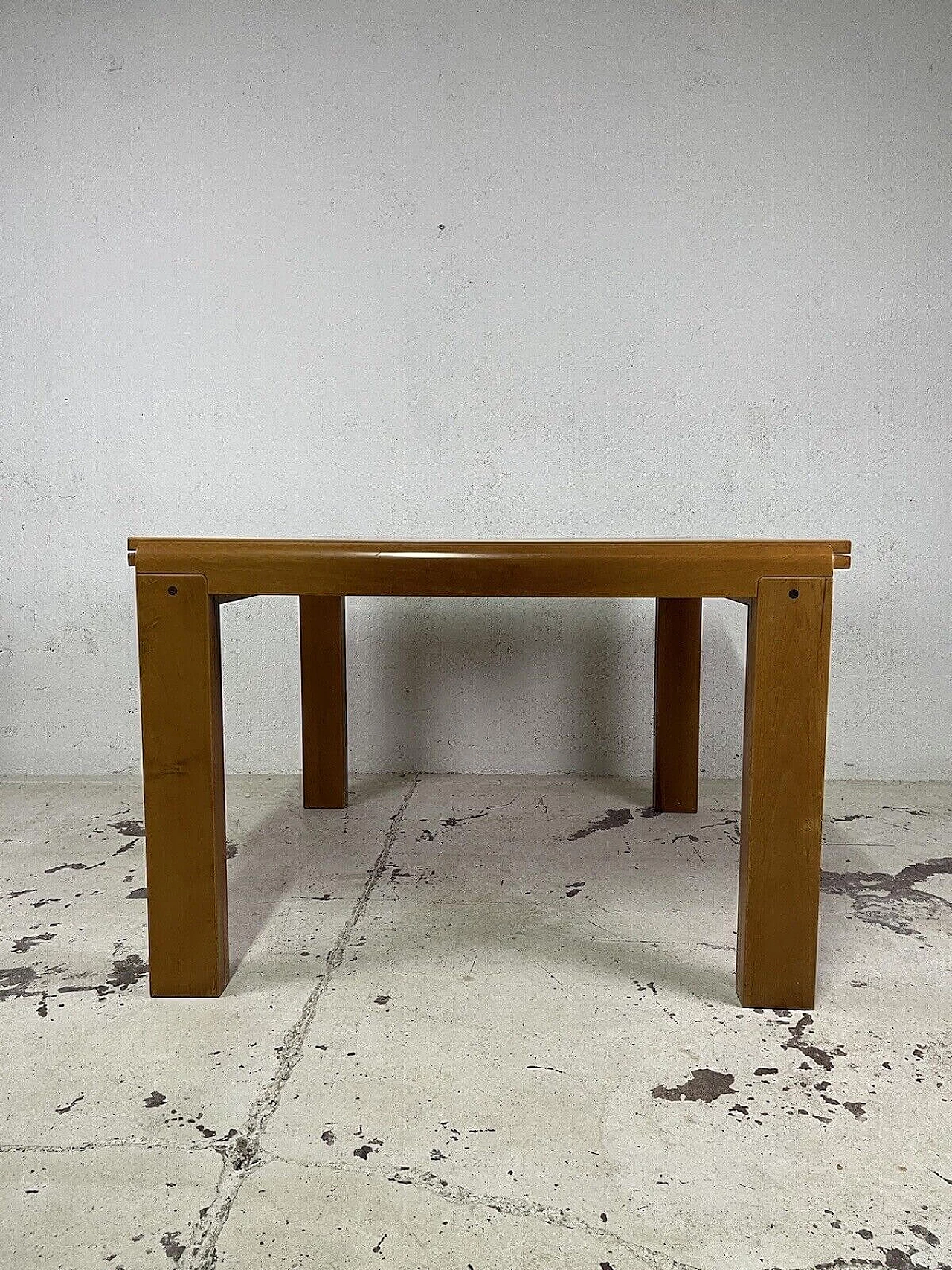 Extending wooden table, 1960s 2