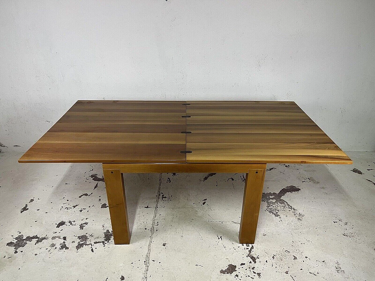 Extending wooden table, 1960s 9