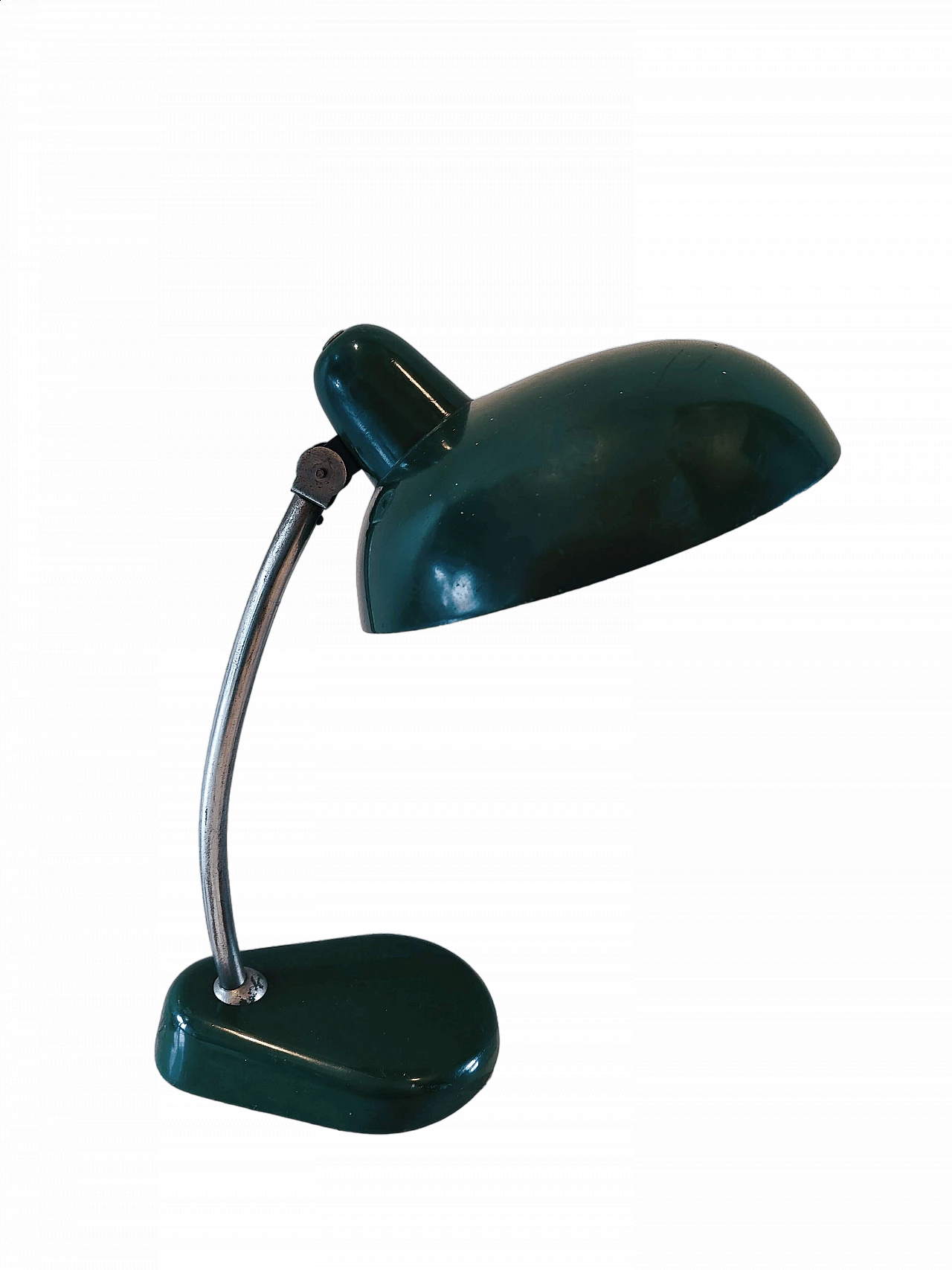 Metal ministerial table lamp by Seminara, 1950s 10