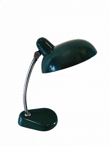 Metal ministerial table lamp by Seminara, 1950s