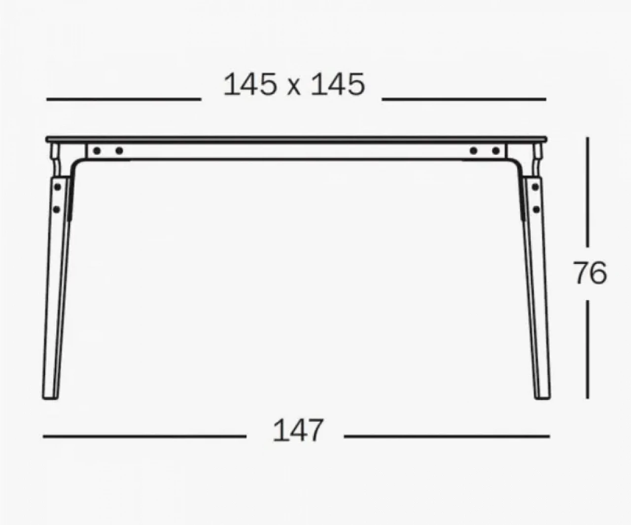 Tavolo Steelwood in legno e HPL di Magis, fine '900 4