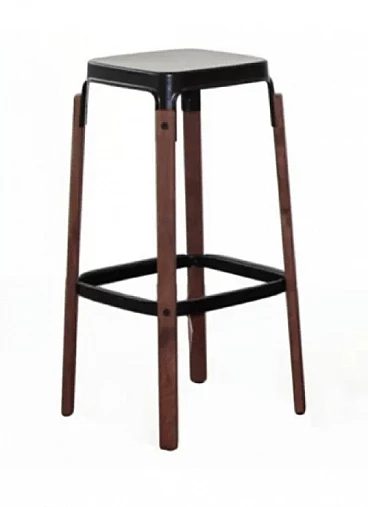 Sgabello Steelwood Stool di Ronan & Erwan Bouroullec per Magis, anni 2000