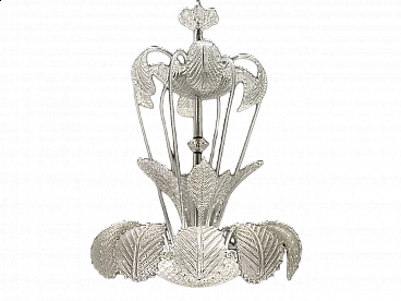 Murano glass chandelier by Ercole Barovier, 1940s