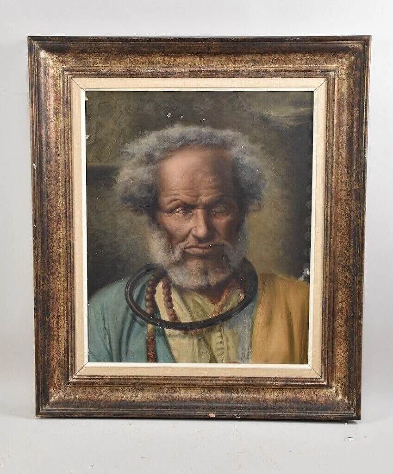 Slave portrait, oil painting on canvas, 19th century 4