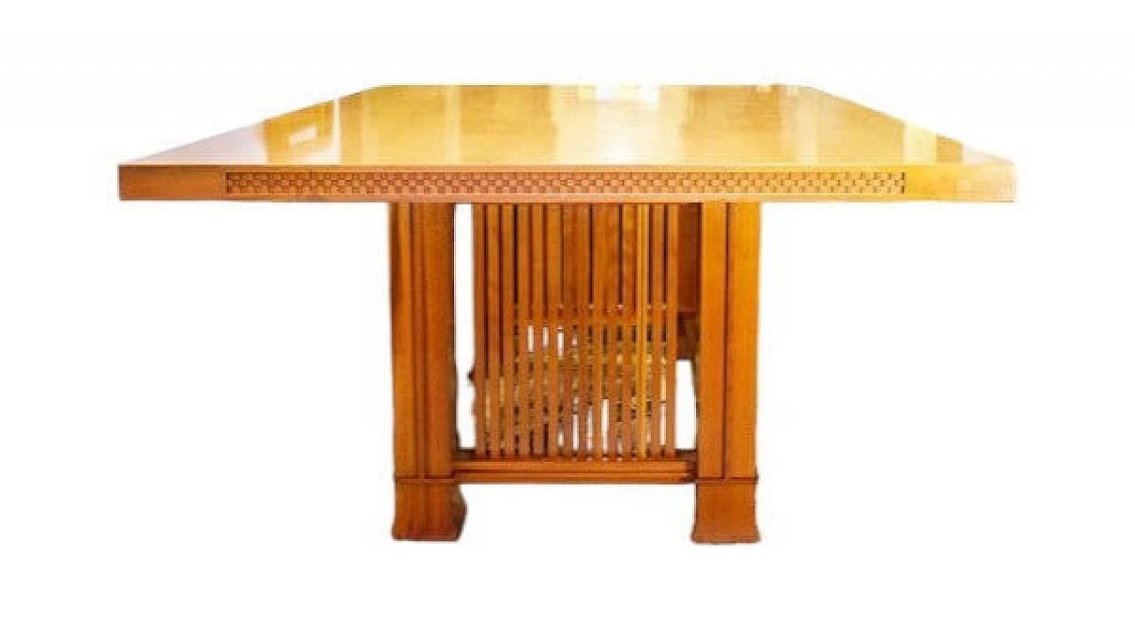 Tavolo 615 Husser di Frank Lloyd Wright per Cassina, 1992 6