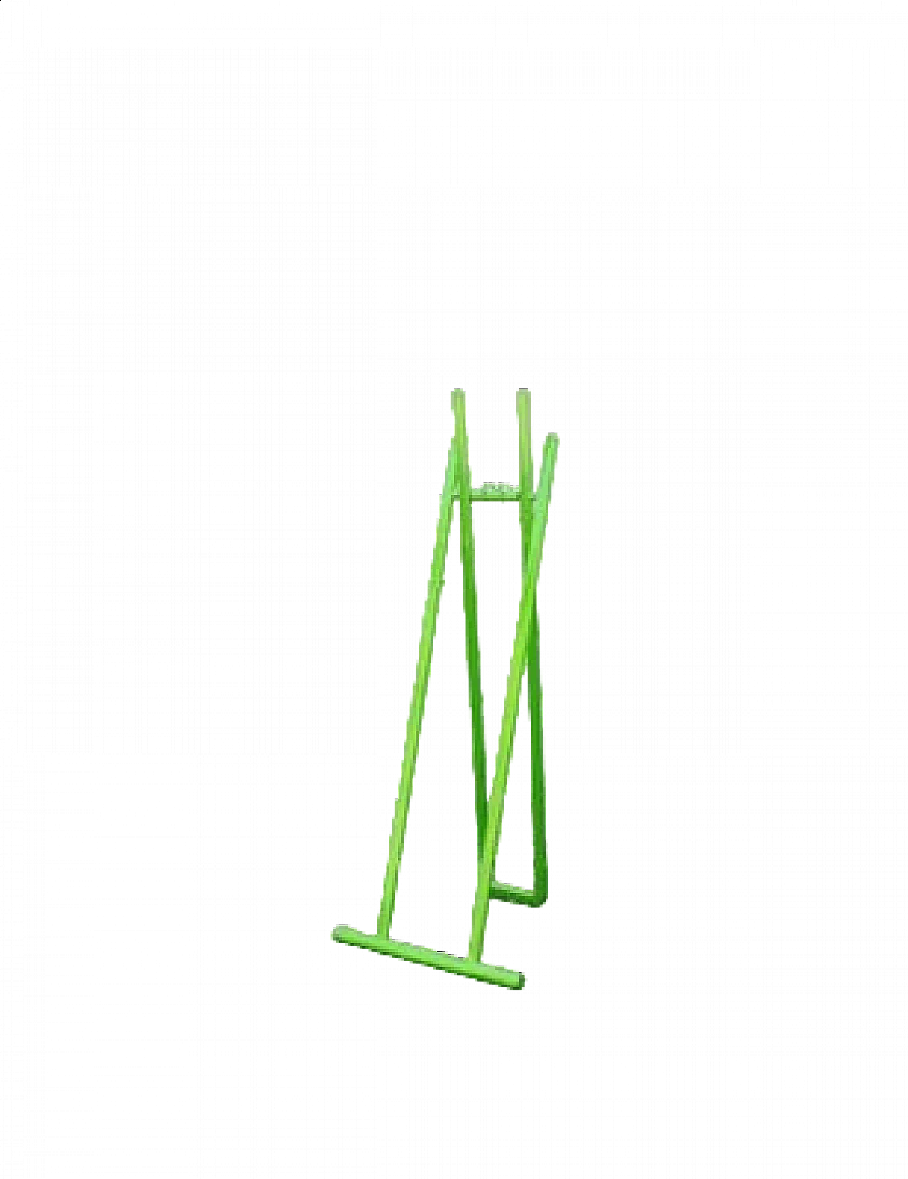 Clothes stand in green metal, 1970s 9