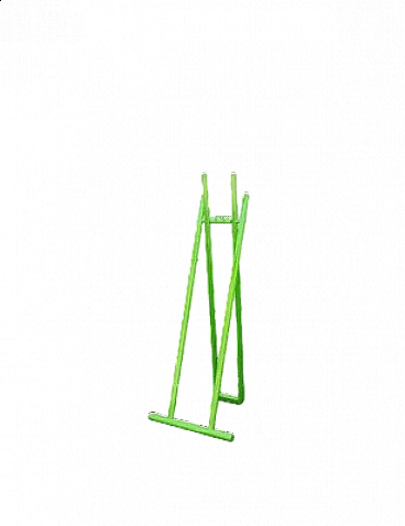 Clothes stand in green metal, 1970s