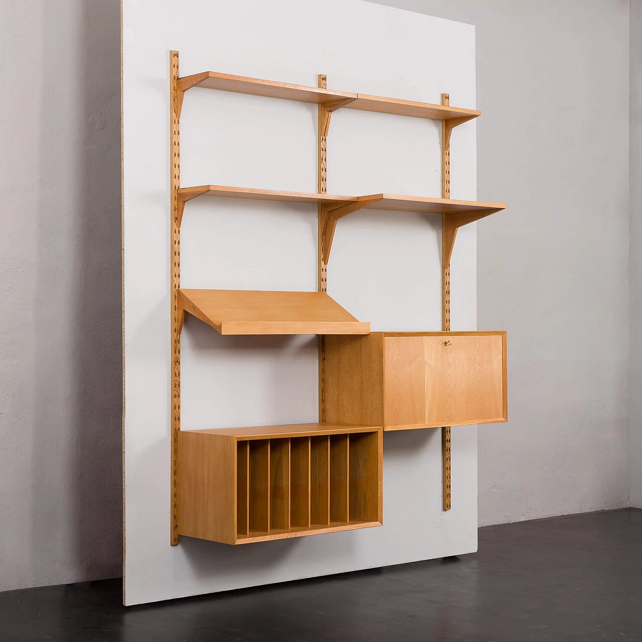 Two-bay oak bookcase by Poul Cadovius for Cado, 1960s 3