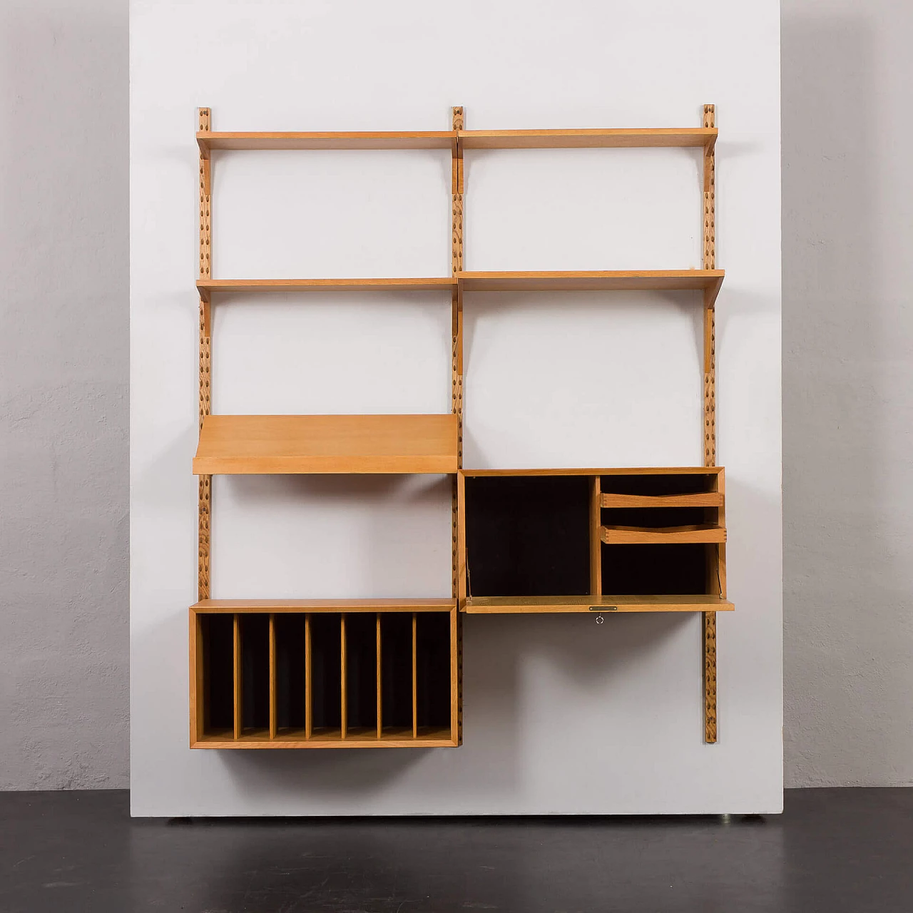 Two-bay oak bookcase by Poul Cadovius for Cado, 1960s 5