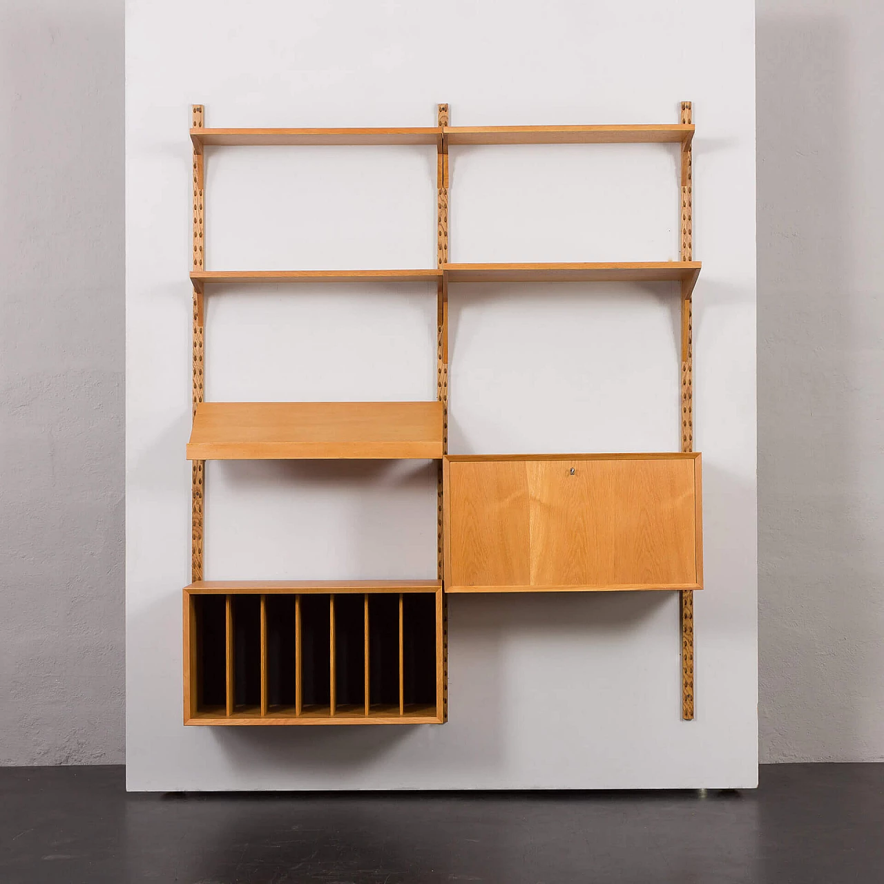 Two-bay oak bookcase by Poul Cadovius for Cado, 1960s 6