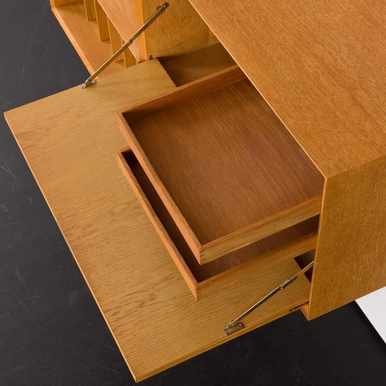 Two-bay oak bookcase by Poul Cadovius for Cado, 1960s 10