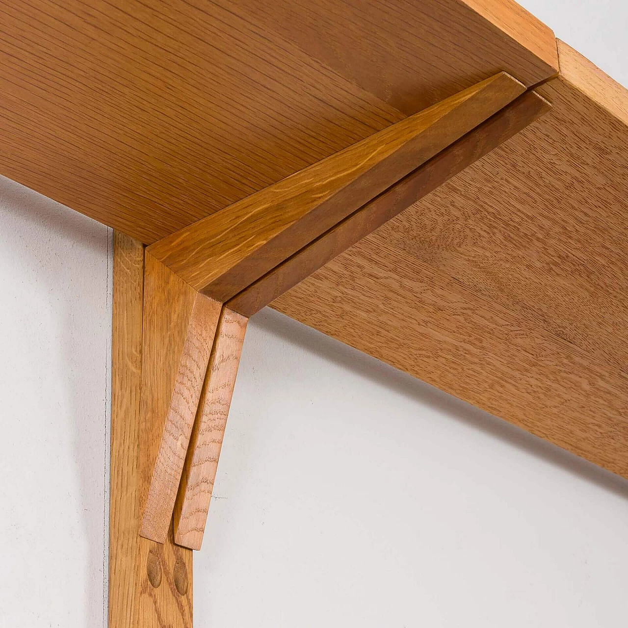 Two-bay oak bookcase by Poul Cadovius for Cado, 1960s 16