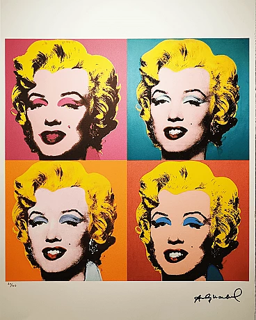 Andy Warhol, Marilyn, lithography, 1980s