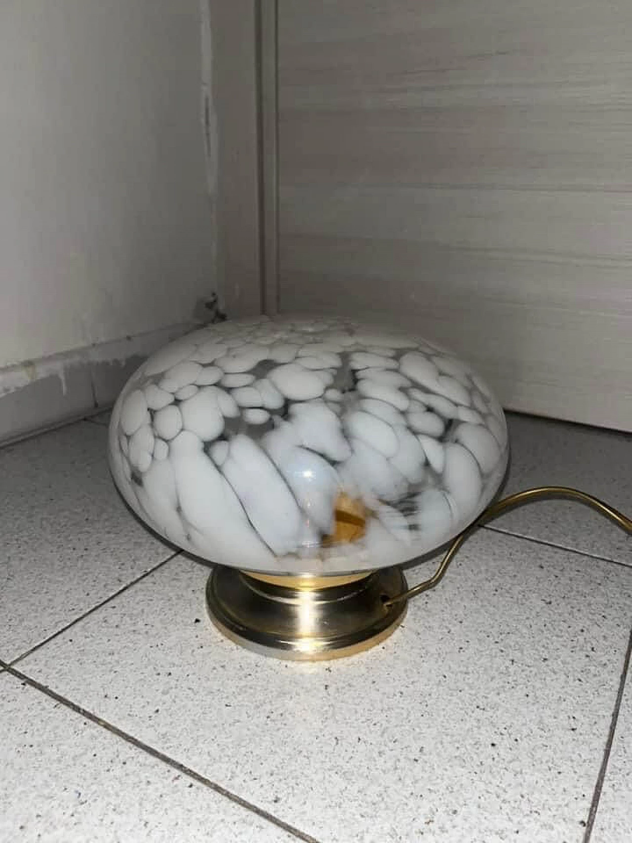 Glass table lamp, 1960s 6