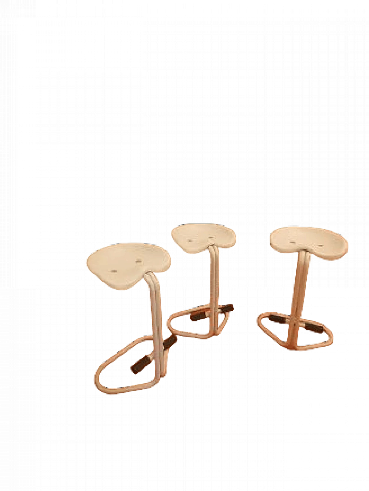 3 Tractor stools by Rodney Kinsman for Bieffeplast, 1970s 5