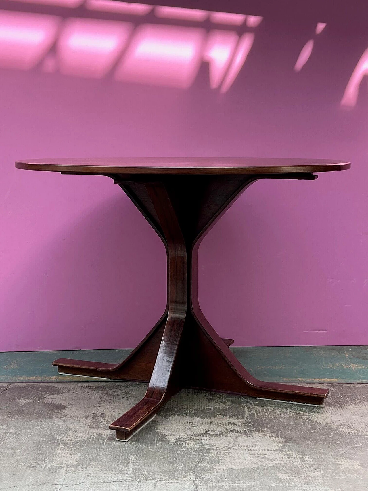 Rosewood table by Gianfranco Frattini for Bernini, mid-20th century 2