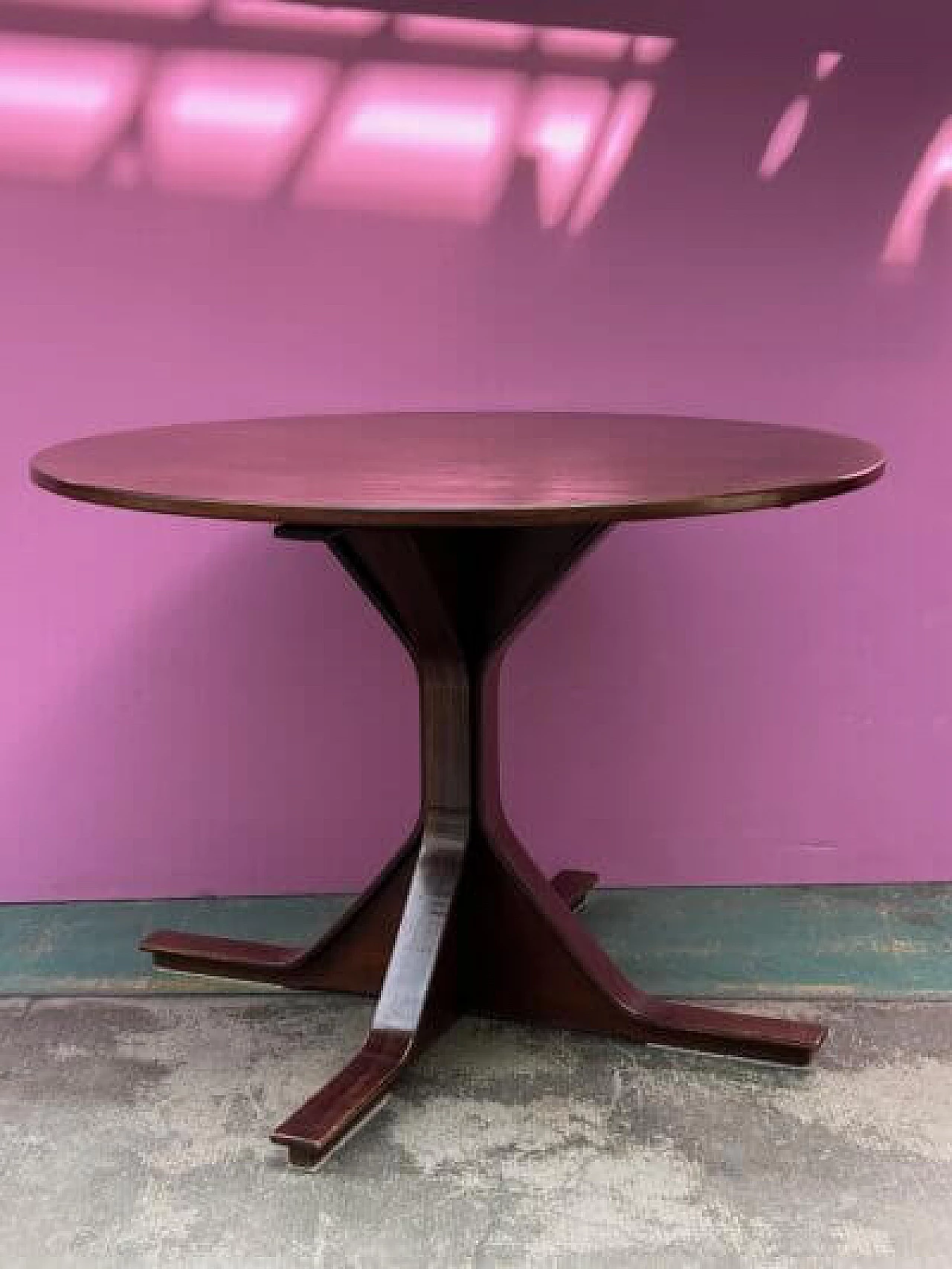 Rosewood table by Gianfranco Frattini for Bernini, mid-20th century 3