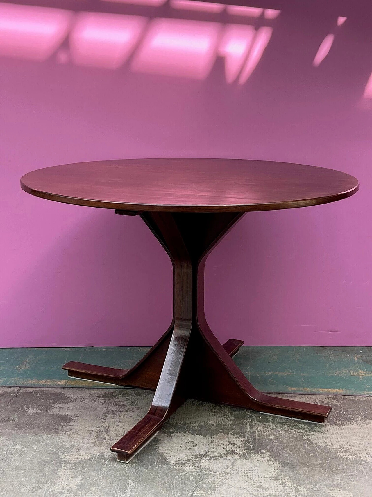 Rosewood table by Gianfranco Frattini for Bernini, mid-20th century 4