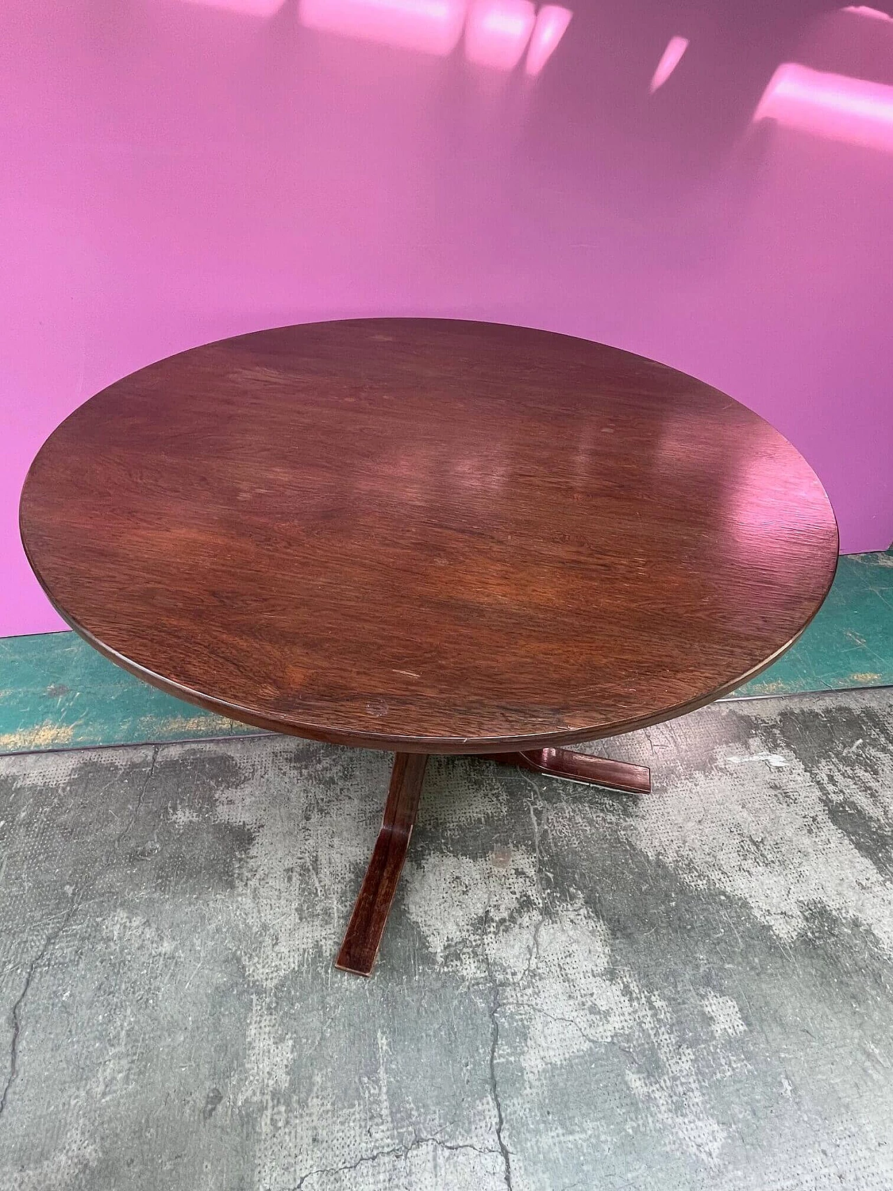 Rosewood table by Gianfranco Frattini for Bernini, mid-20th century 11