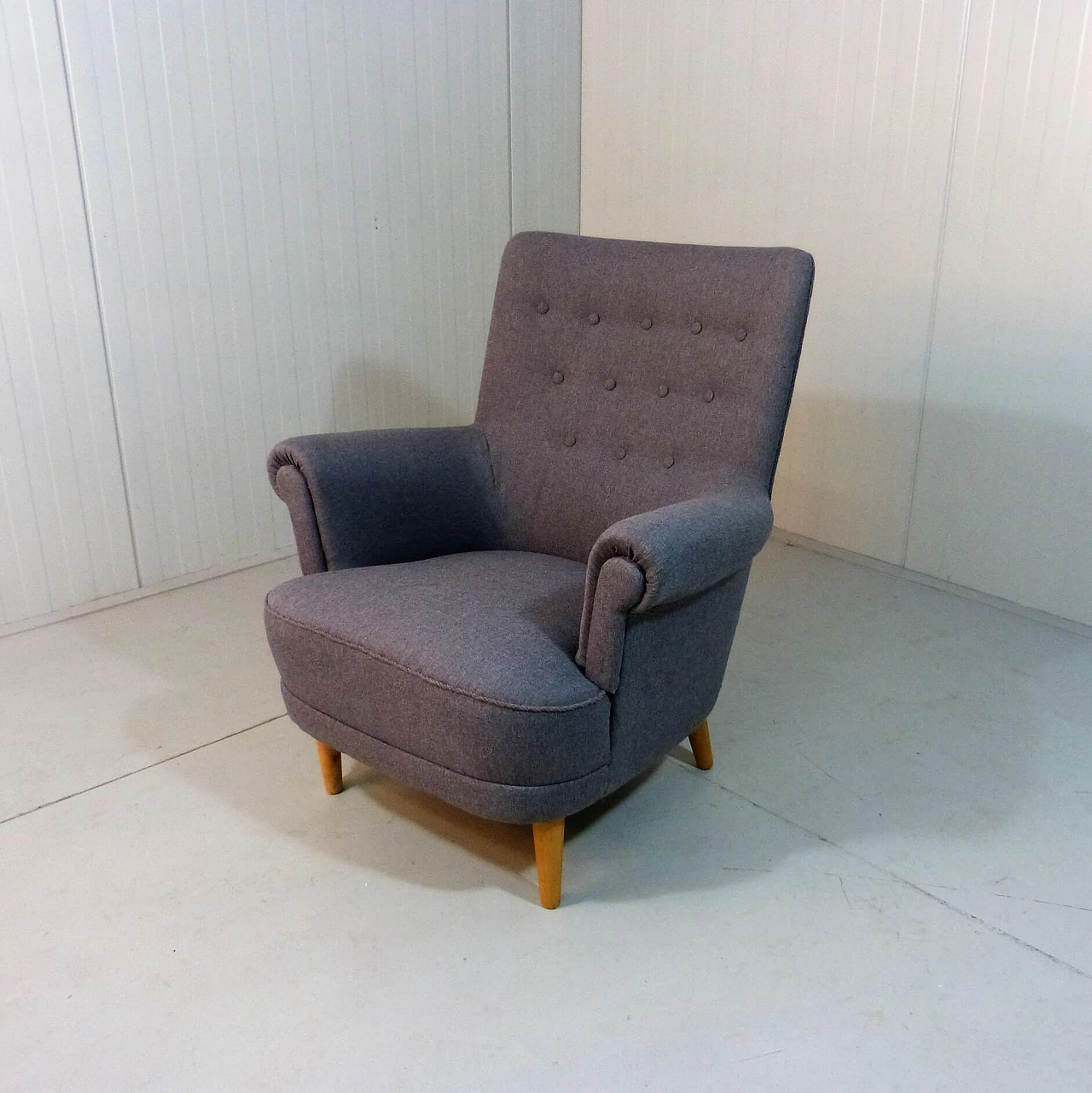 Hemmakväll armchair by Carl Malmsten for AB O.H. Sjögren, 1980s 1