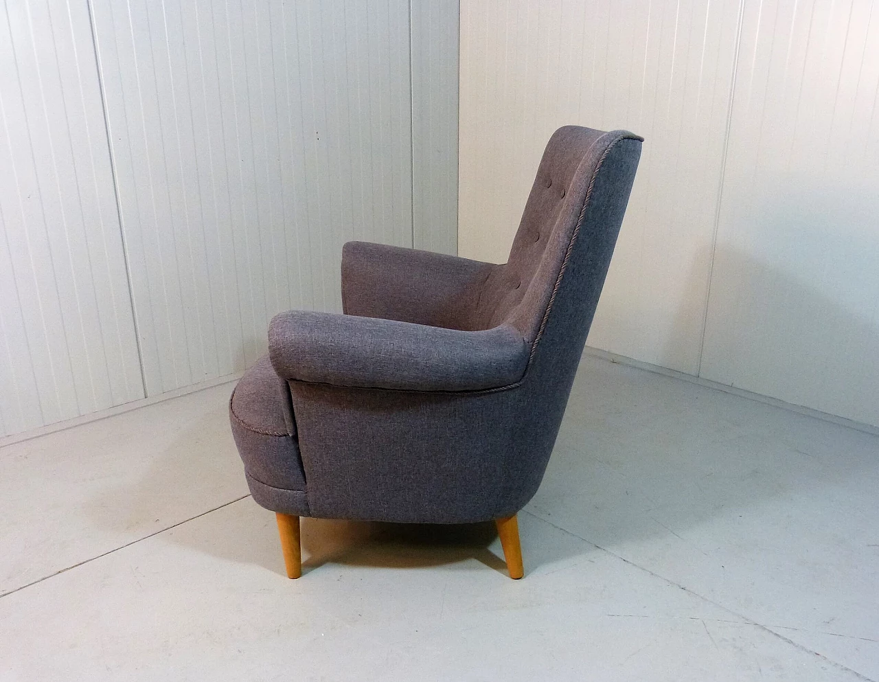 Hemmakväll armchair by Carl Malmsten for AB O.H. Sjögren, 1980s 2