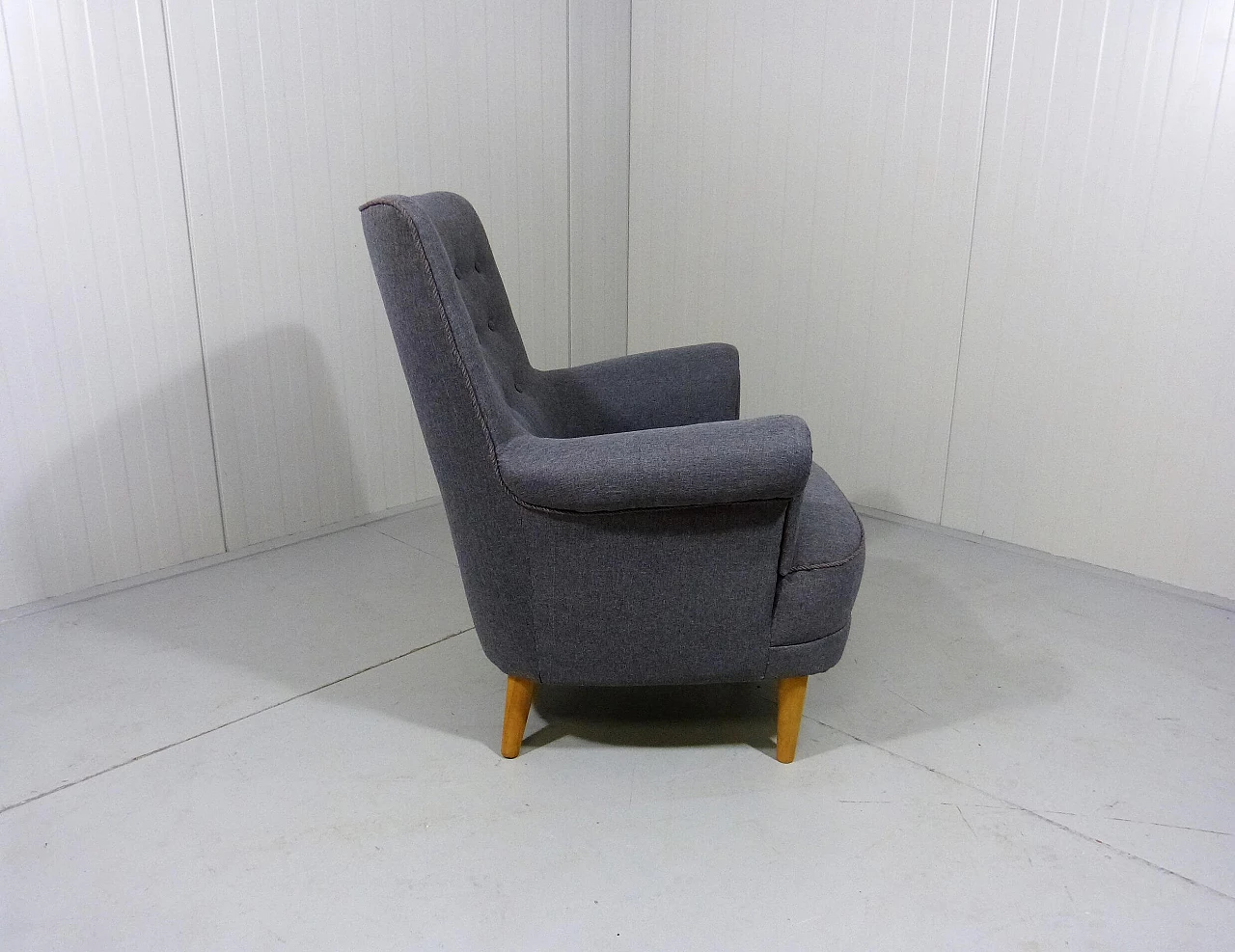 Hemmakväll armchair by Carl Malmsten for AB O.H. Sjögren, 1980s 7