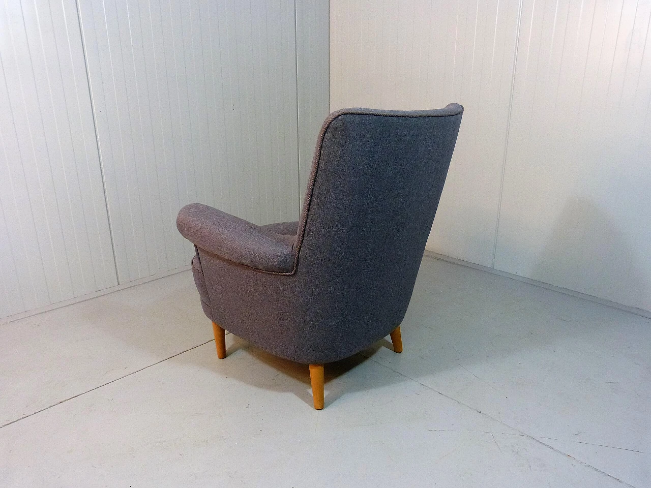 Hemmakväll armchair by Carl Malmsten for AB O.H. Sjögren, 1980s 10