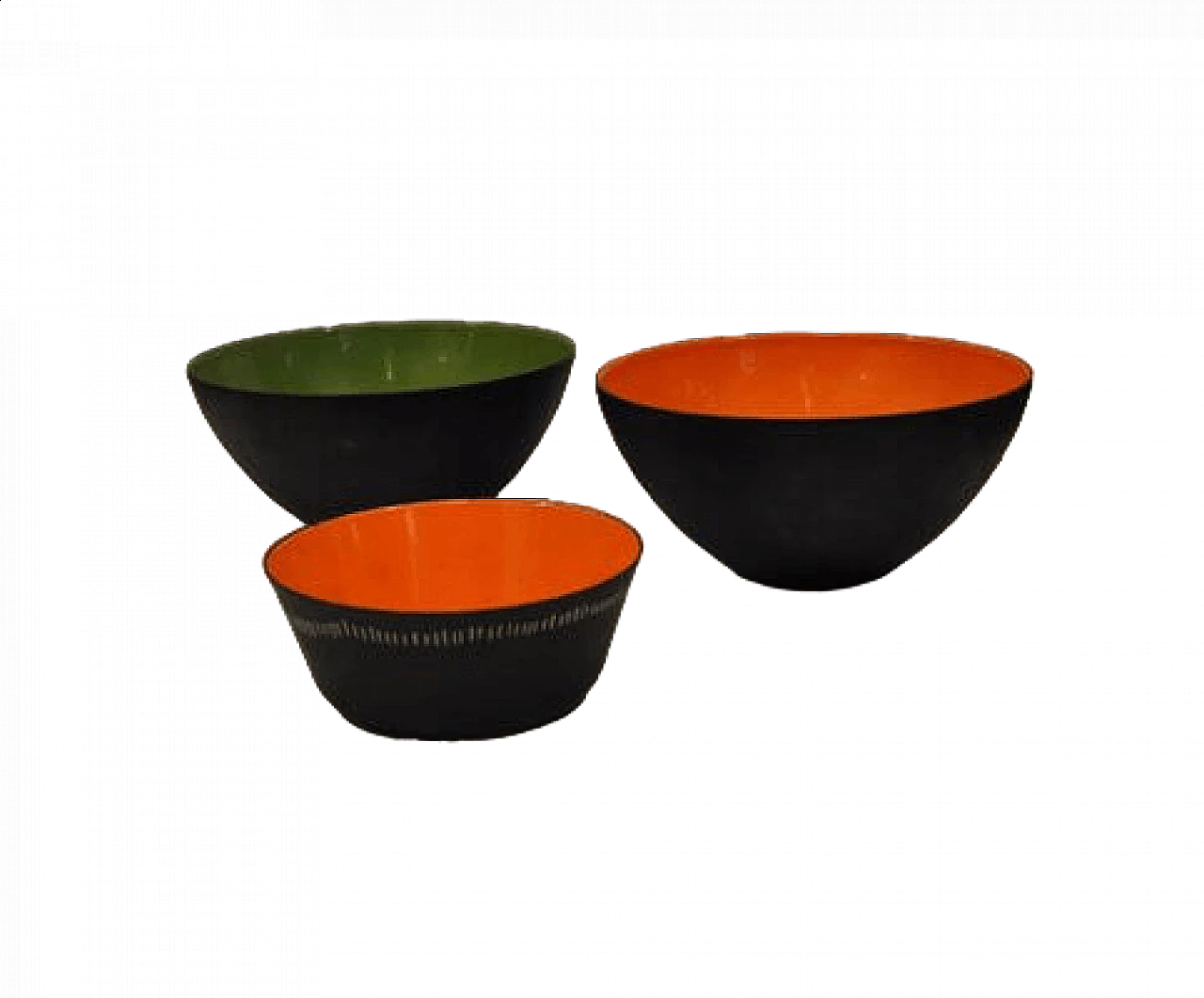 3 Krenit bowls by Herbert Krenchel for Torben Ørskov, 1953 6