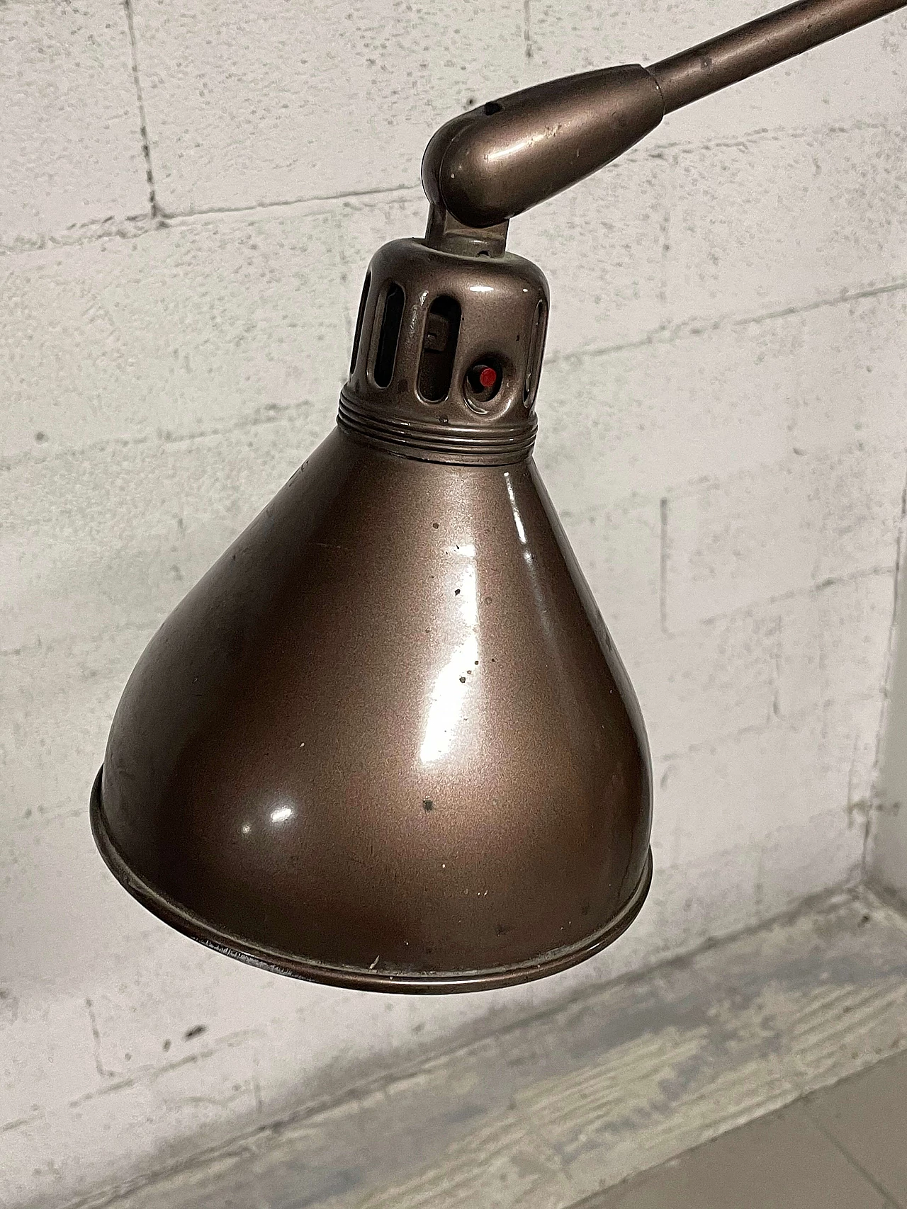 Lampada da terra allungabile 605 di Dazor MFG, anni '50 6