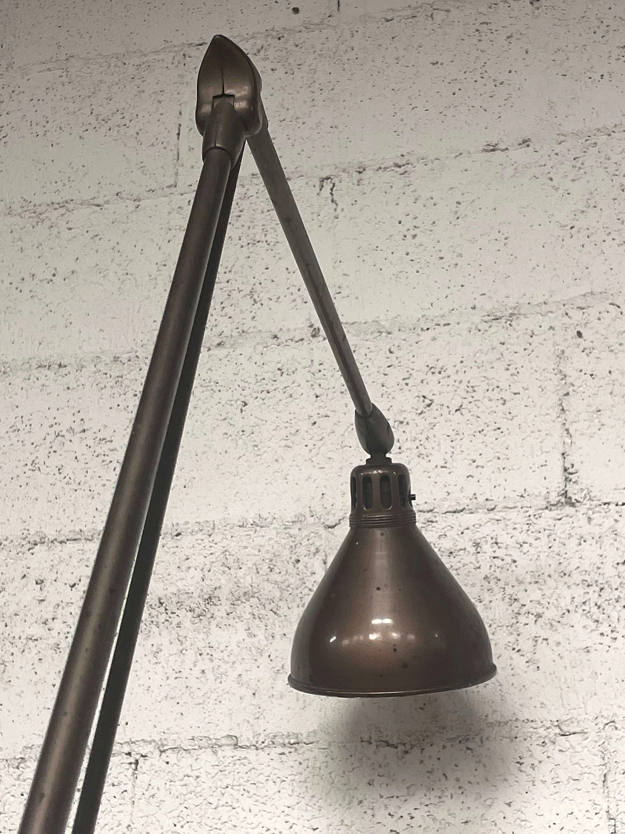 Lampada da terra allungabile 605 di Dazor MFG, anni '50 16