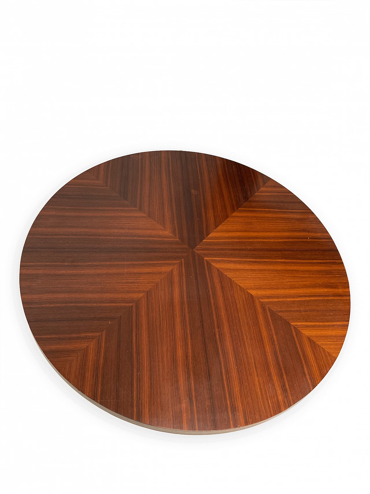 Round wood table, 1950s 9