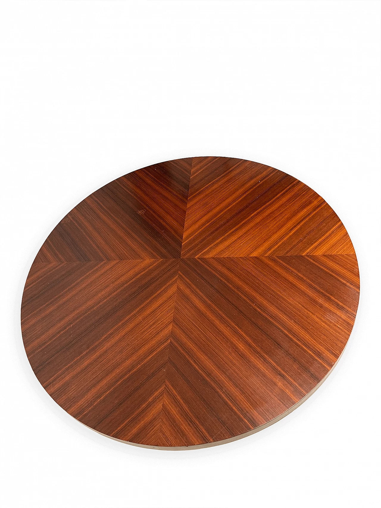 Round wood table, 1950s 10