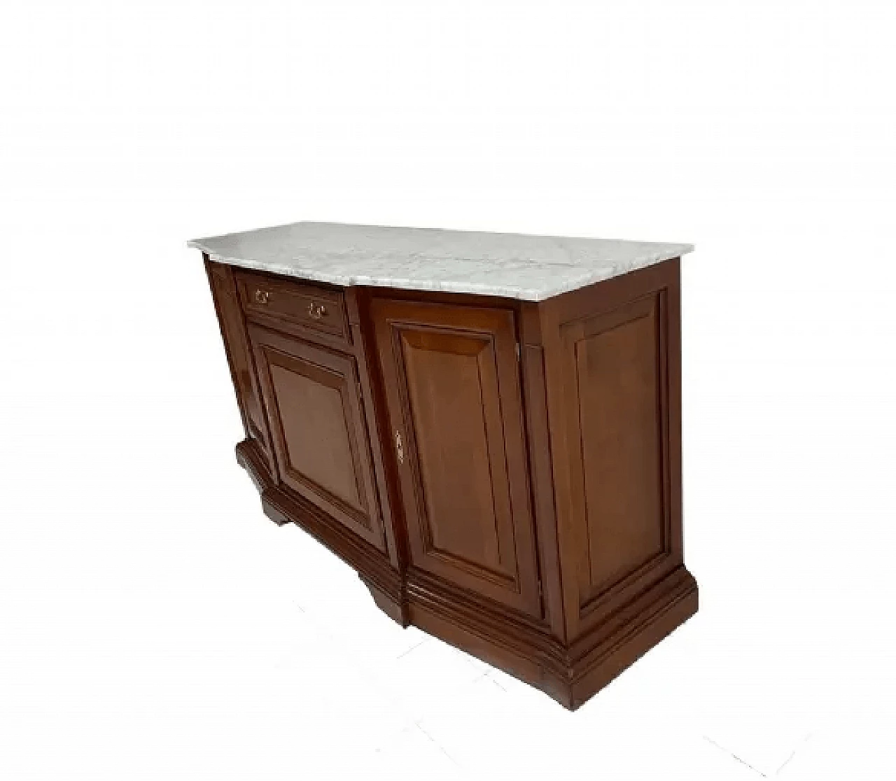 Credenza in legno massello e marmo di Carrara di Florian 2