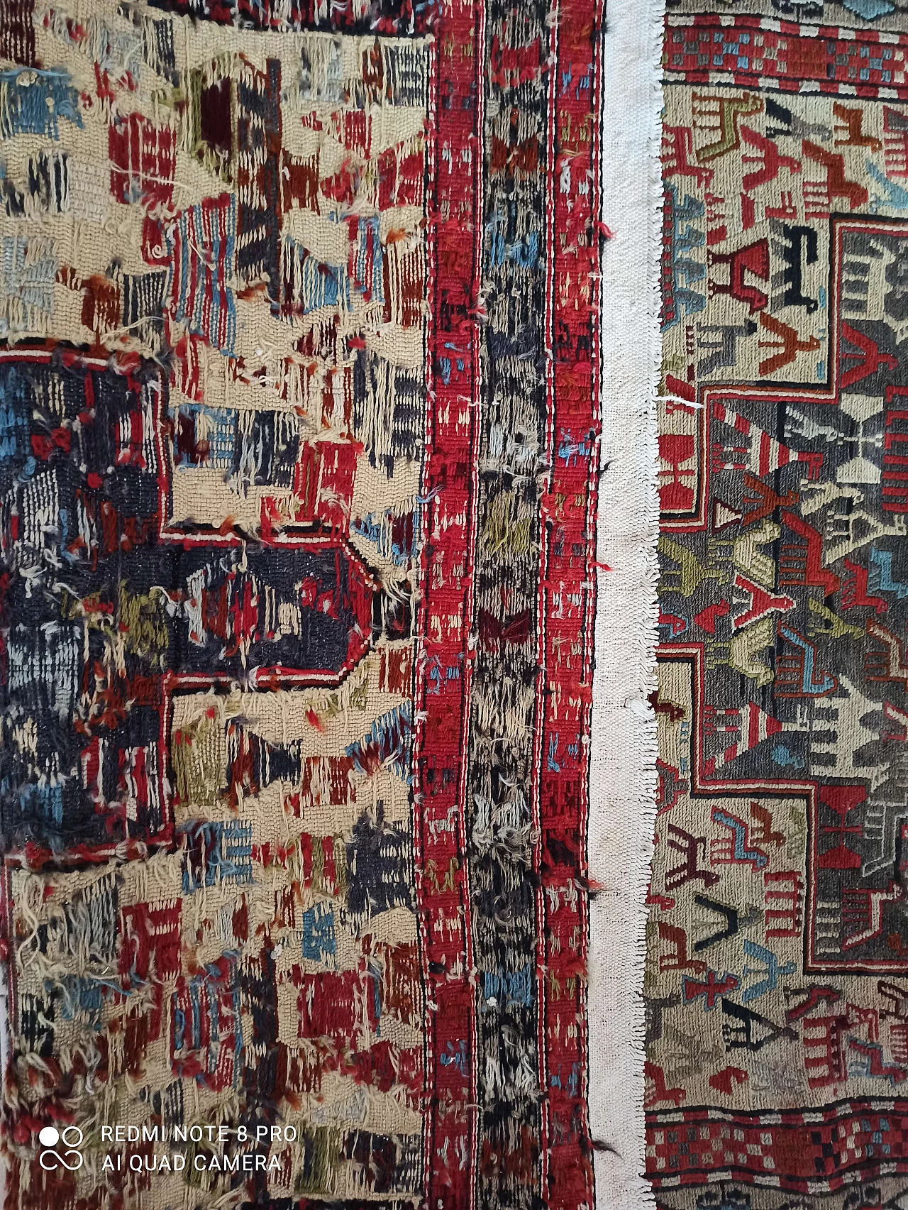 Iranian wool Sumak rug, late 19th century 8