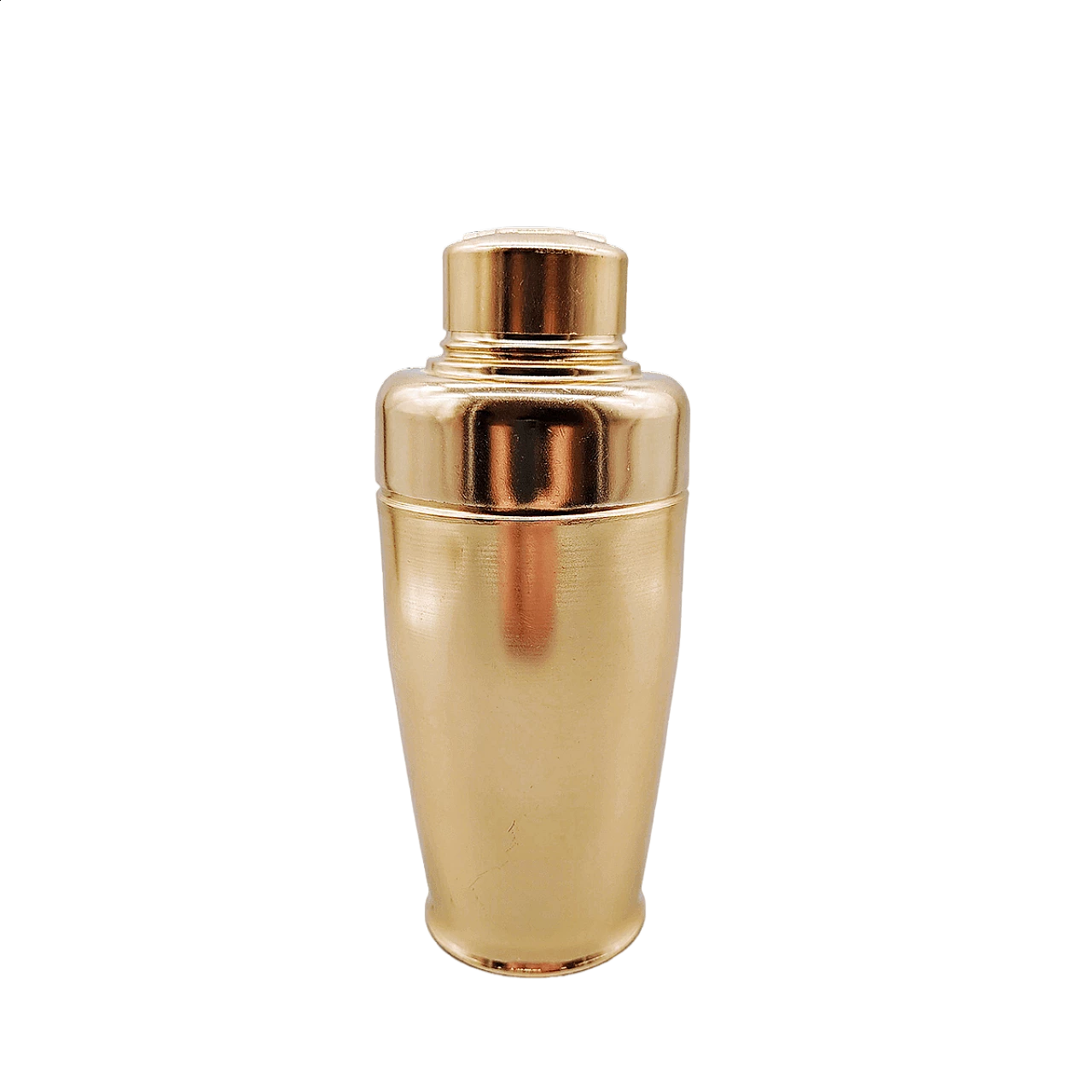 Martini cocktail shaker in gold colour, 1960s 8