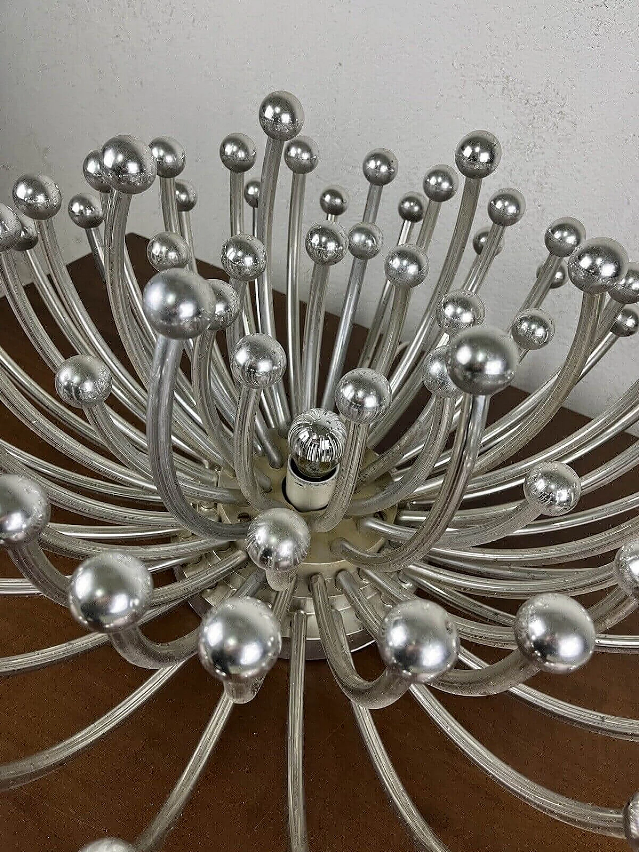 Lampadario Pistillo in plastica verniciata di Studio Tetrach per Valenti, anni '70 11