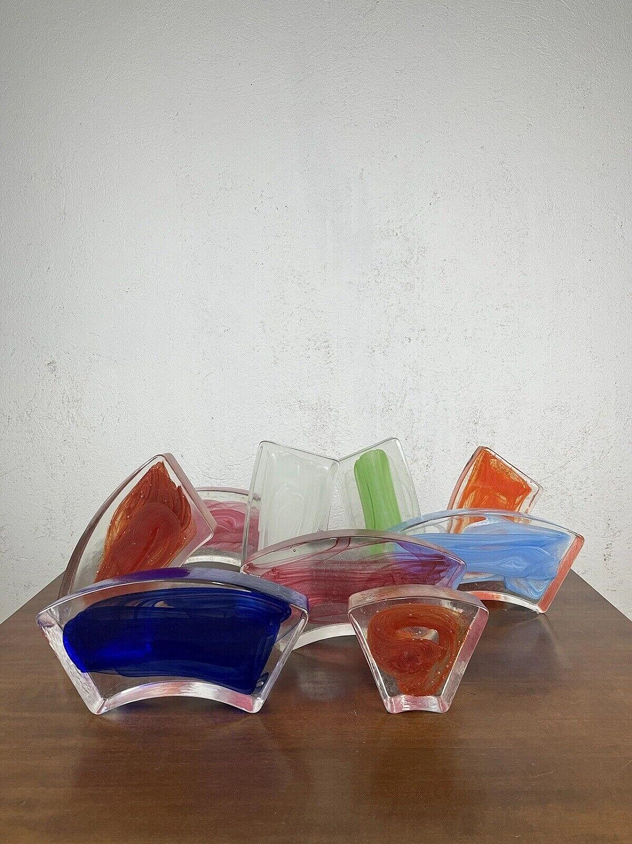 Murano glass bricks in various colours and sizes, 1990s 13