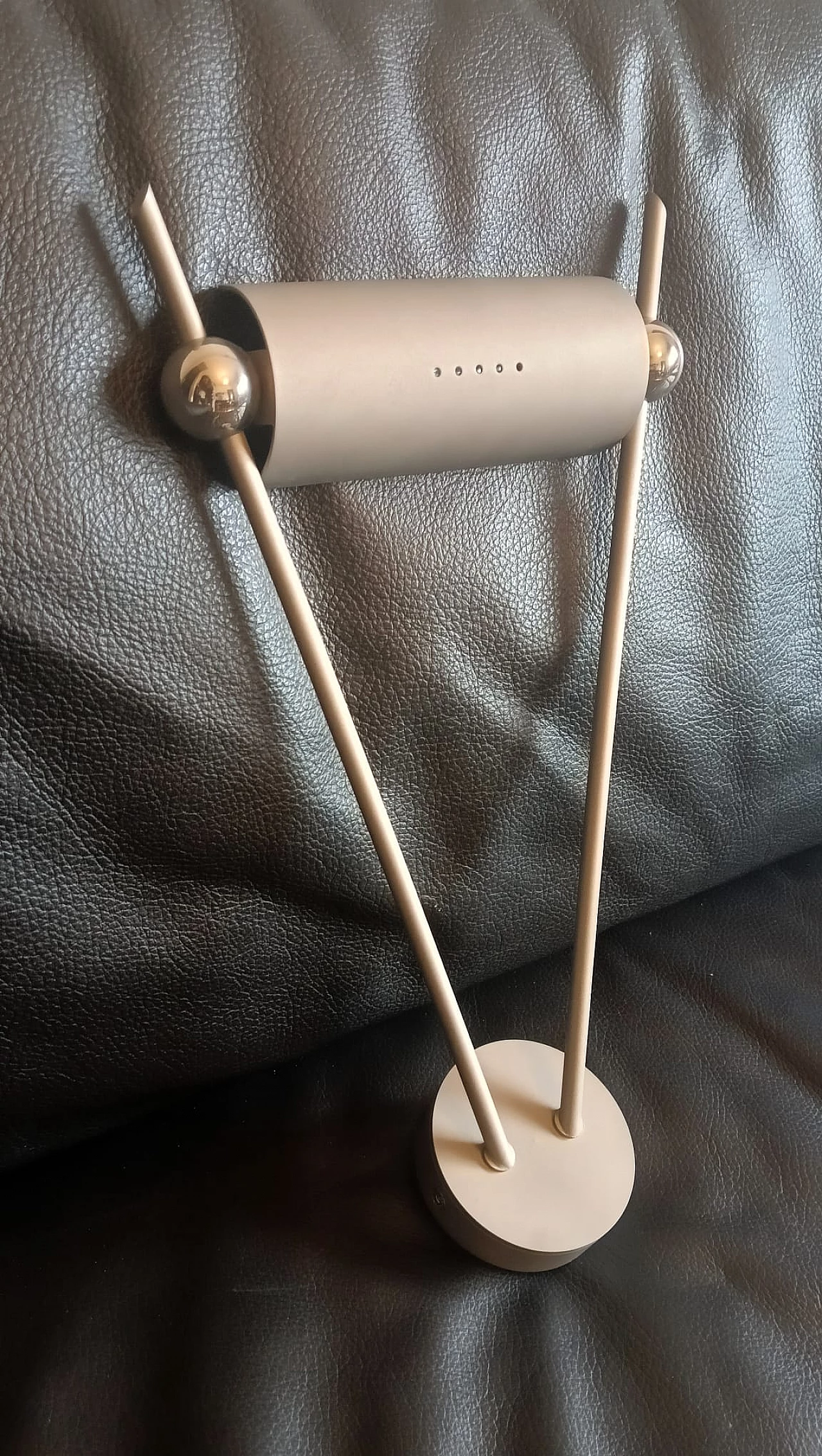 Vi Parete wall light in matt satin nickel by Catellani & Smith, 2000s 1