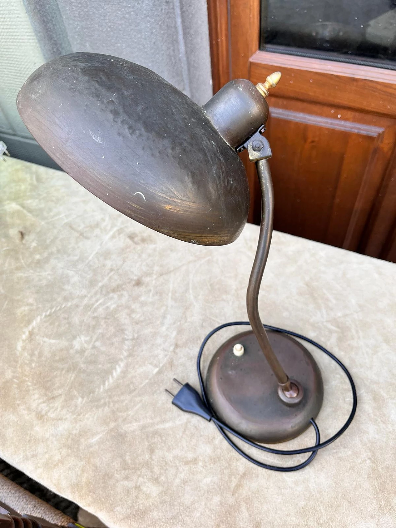 Metal table lamp, 1950s 2