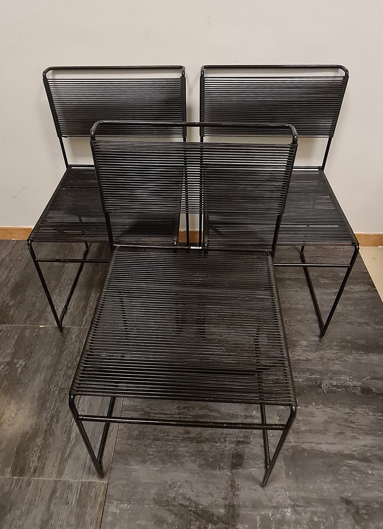 3 Spaghetti chairs by Giandomenico Belotti for Fly Line, 1970s 2