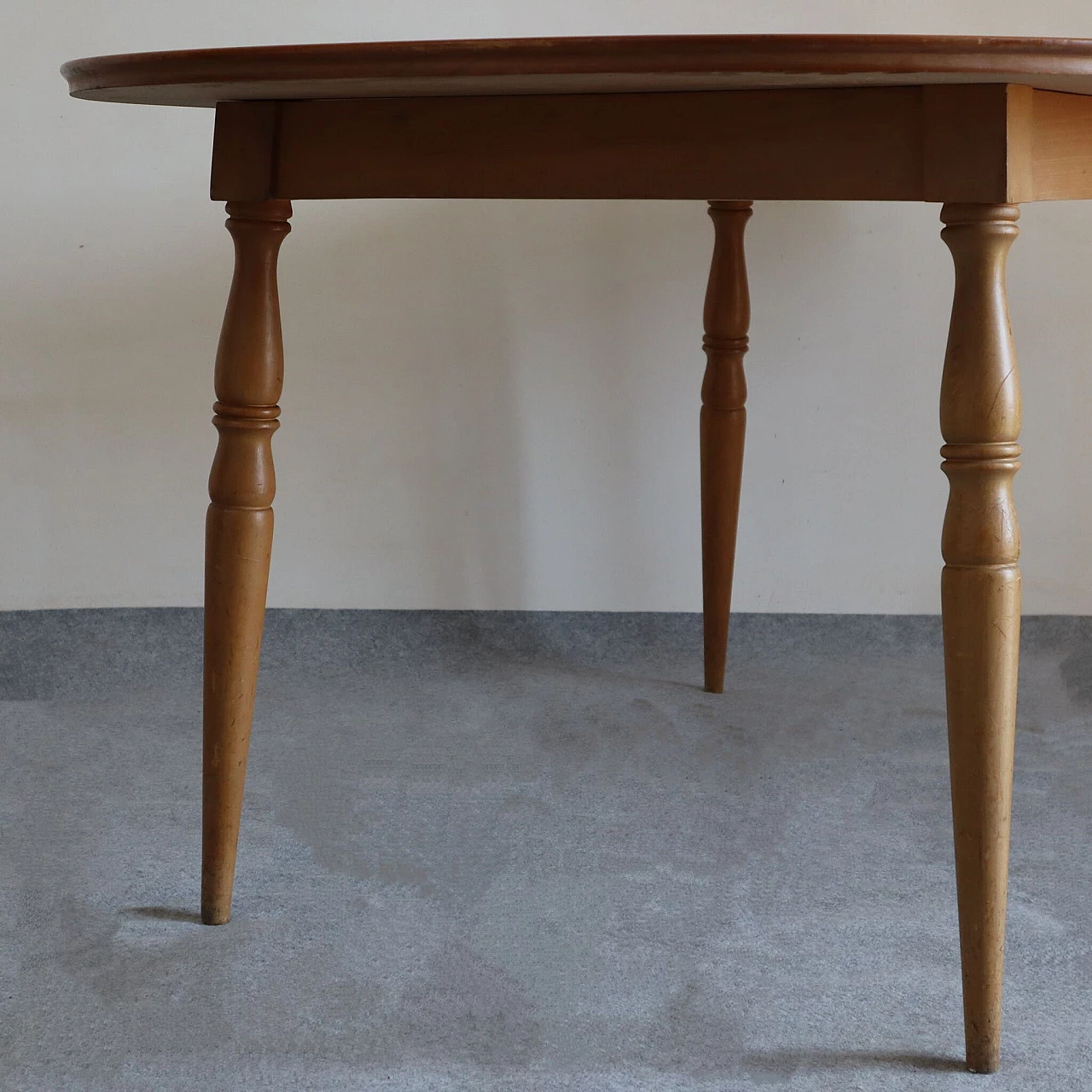 Table in solid beech by ISA Bergamo, 1960s 5