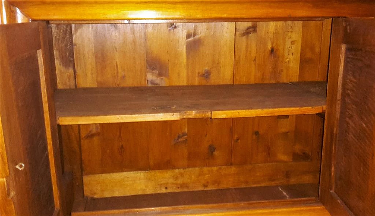 Four-door cherrywood sideboard with marble top, mid-19th century 4